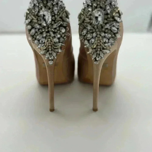 Pre-loved Badgley Mischka Kiara Nude Beige - Picture 5 of 9